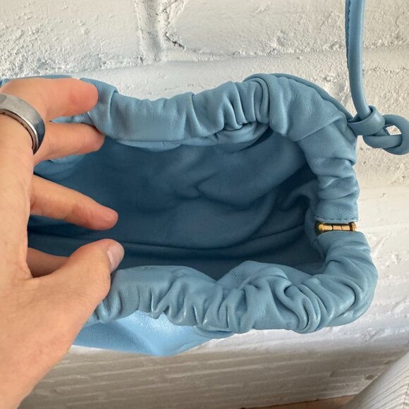 Mansur Gavriel Mini Cloud Clutch Blue - Picture 2 of 6